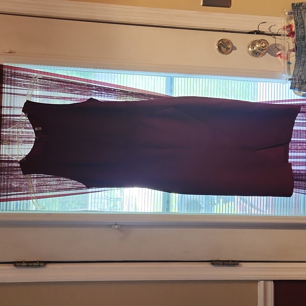 Large Burgundy dress w/ split